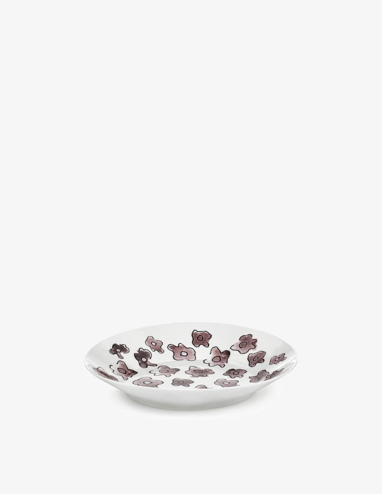 Marni Midnight Flowers Piatto Profondo  M d22cm Dark viola - immagine 1