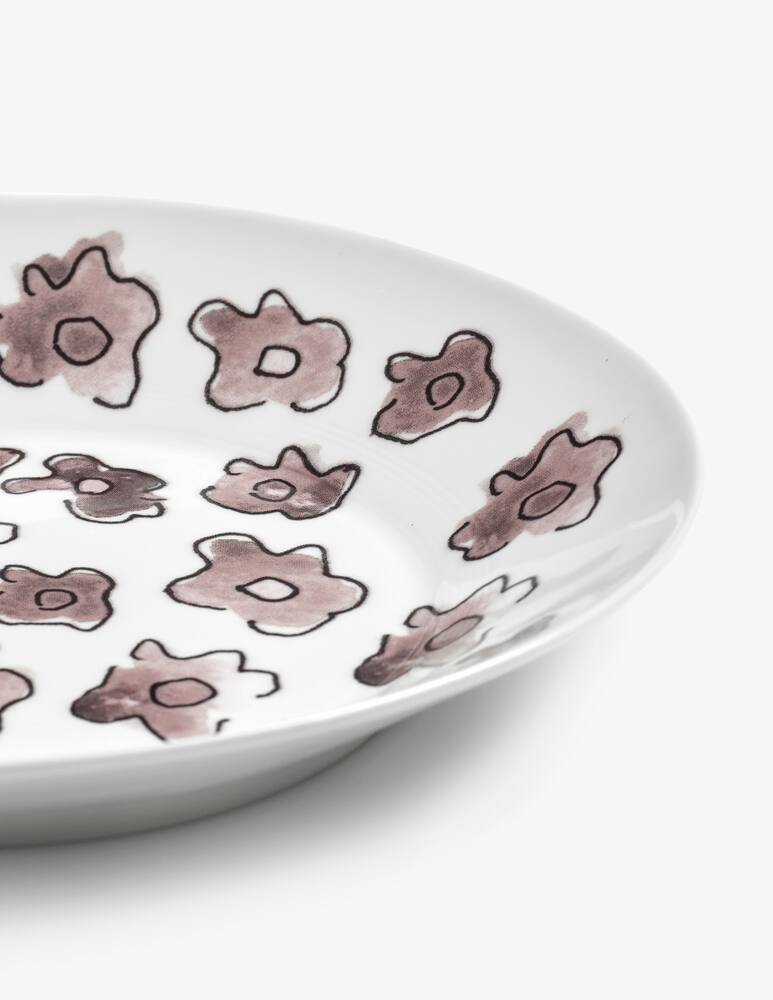 rinascente Marni Midnight Flowers Piatto Profondo  M d22cm Dark viola