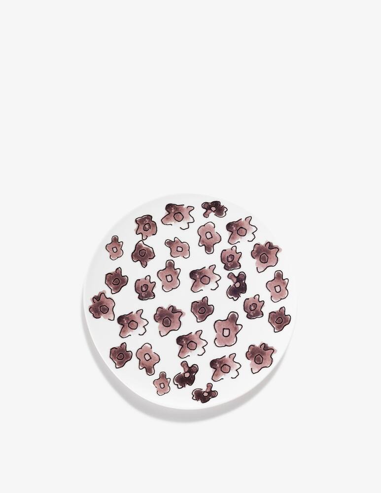rinascente Marni Midnight Flowers Breakfast Plate d20cm Dark viola