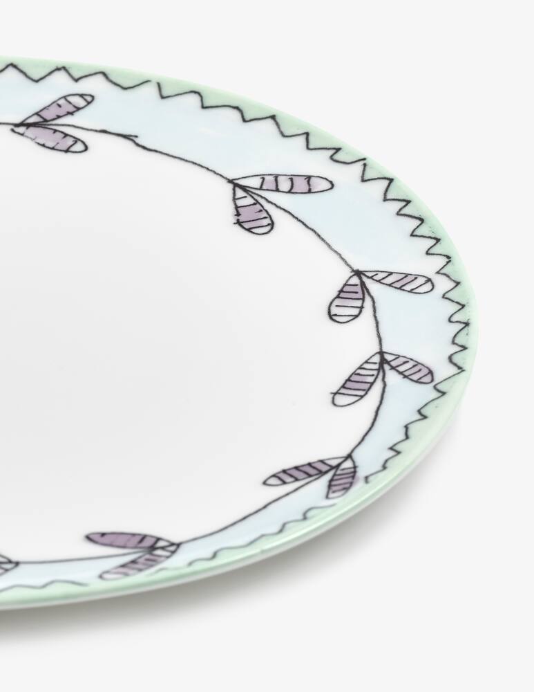 rinascente Marni Midnight Flowers Breakfast Plate d20cm Blossom milk