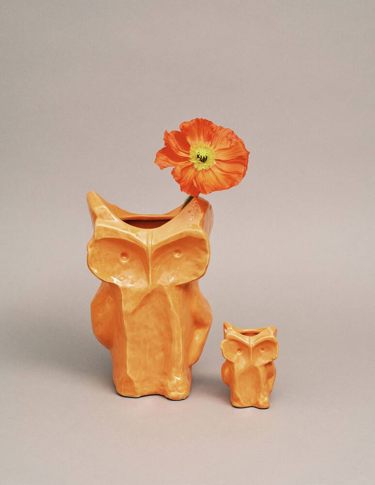 rinascente Serax After Midnight Owl Vase XS