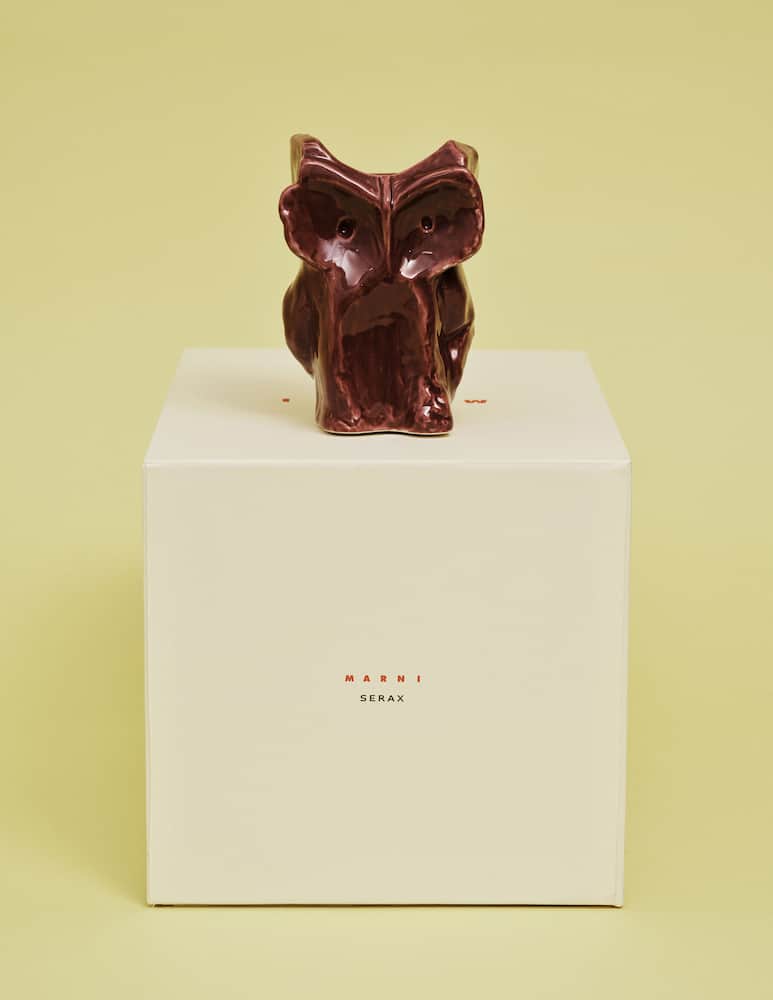 rinascente Serax After Midnight Owl Vase XS
