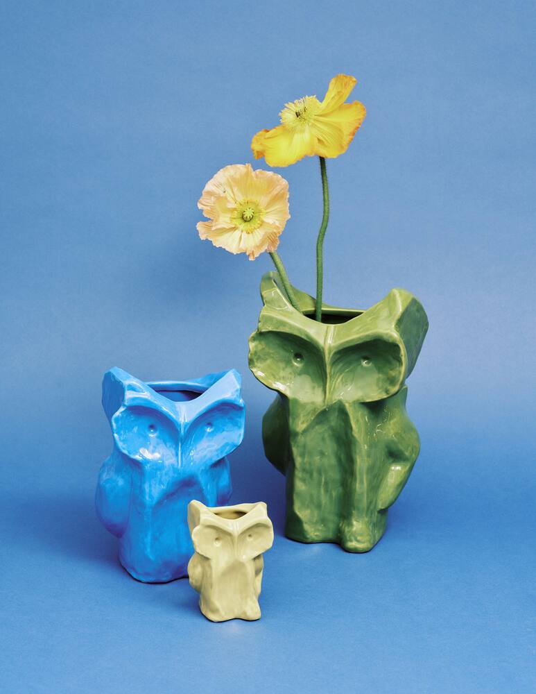 rinascente Serax After Midnight Owl Vase XS
