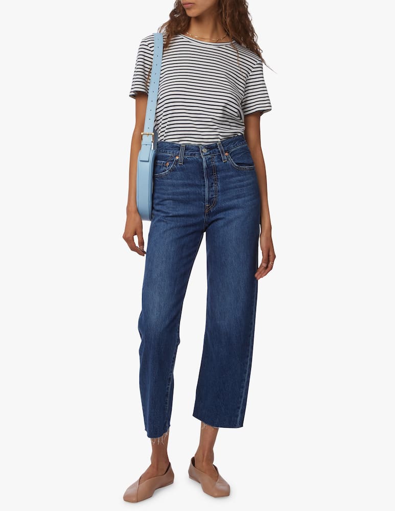 Levi's High rise Ribcage jeans - blue - picture 1 Levi's High rise Ribcage jeans - blue - picture 1