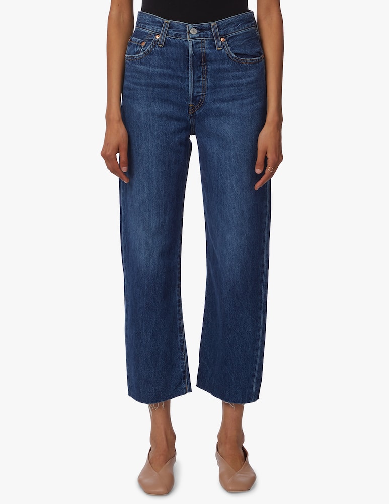 Levi's High rise Ribcage jeans - blue - picture 2 Levi's High rise Ribcage jeans - blue - picture 2