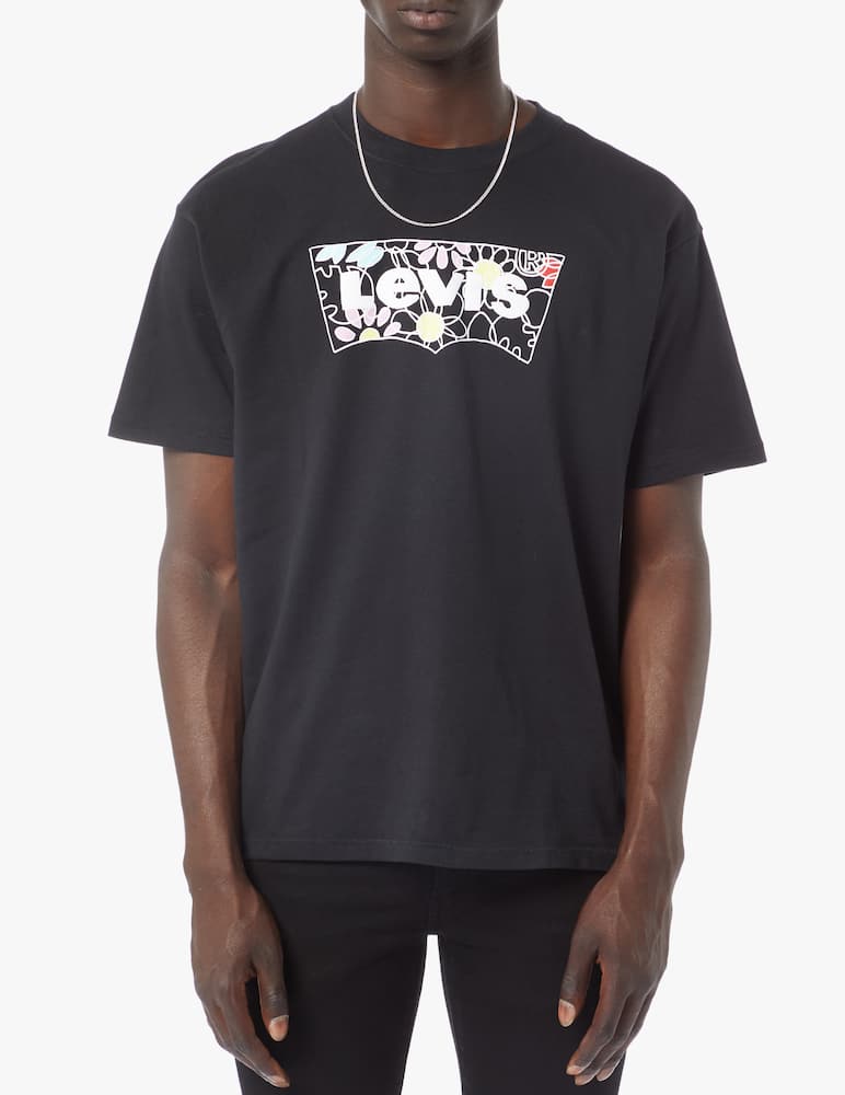 rinascente Levi's Logo flower t-shirt