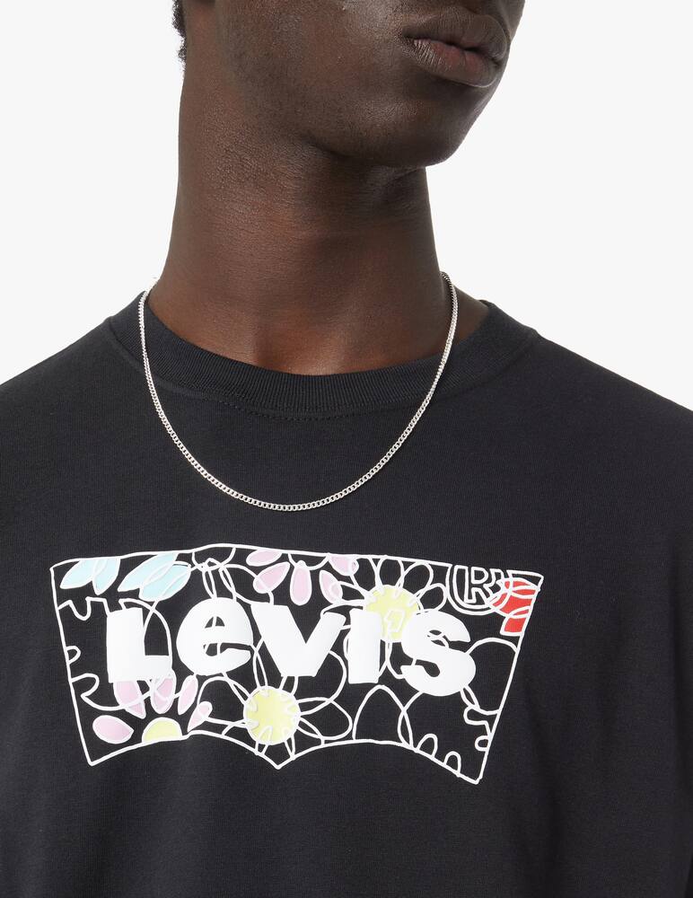 rinascente Levi's Logo flower t-shirt