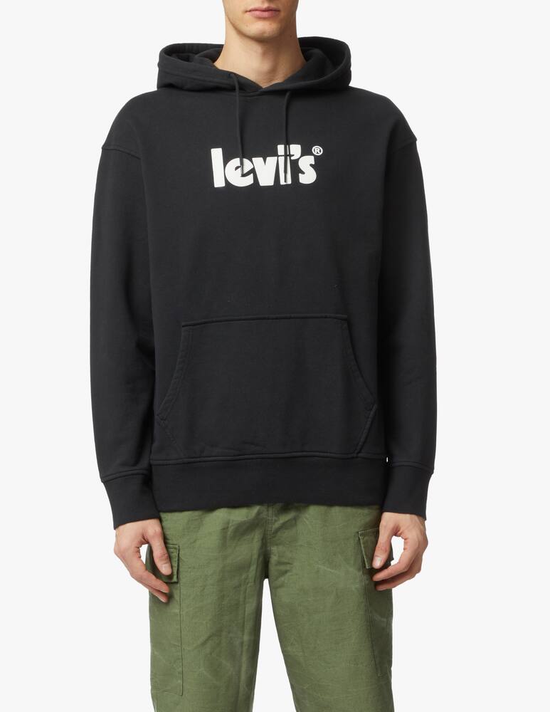 rinascente Levi's Hoodie poster logo - black
