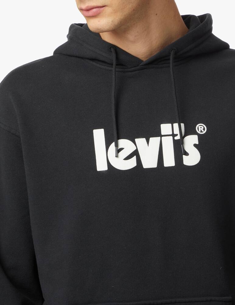 rinascente Levi's Hoodie poster logo - black