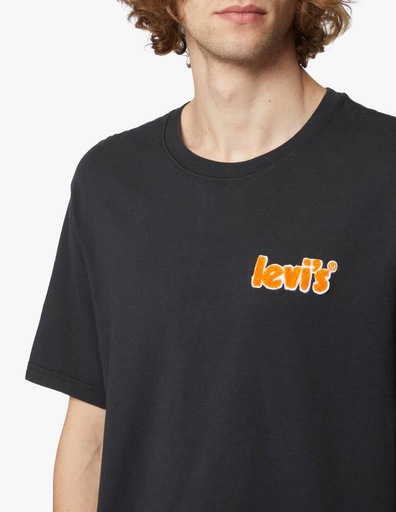 rinascente Levi's Mini poster logo relax t-shirt - black