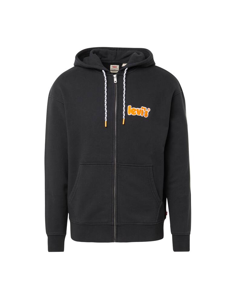 rinascente Levi's Felpa con cappuccio full zip miniposter logo - nero