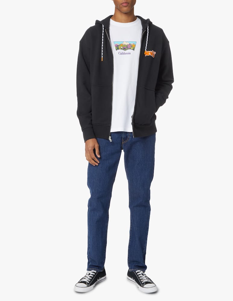 rinascente Levi's Felpa con cappuccio full zip miniposter logo - nero