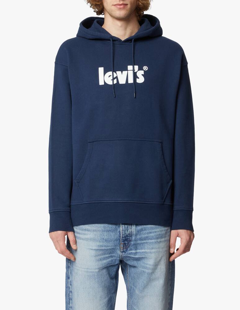 rinascente Levi's Poster logo hoodie - blue