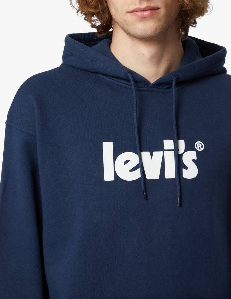rinascente Levi's Poster logo hoodie - blue