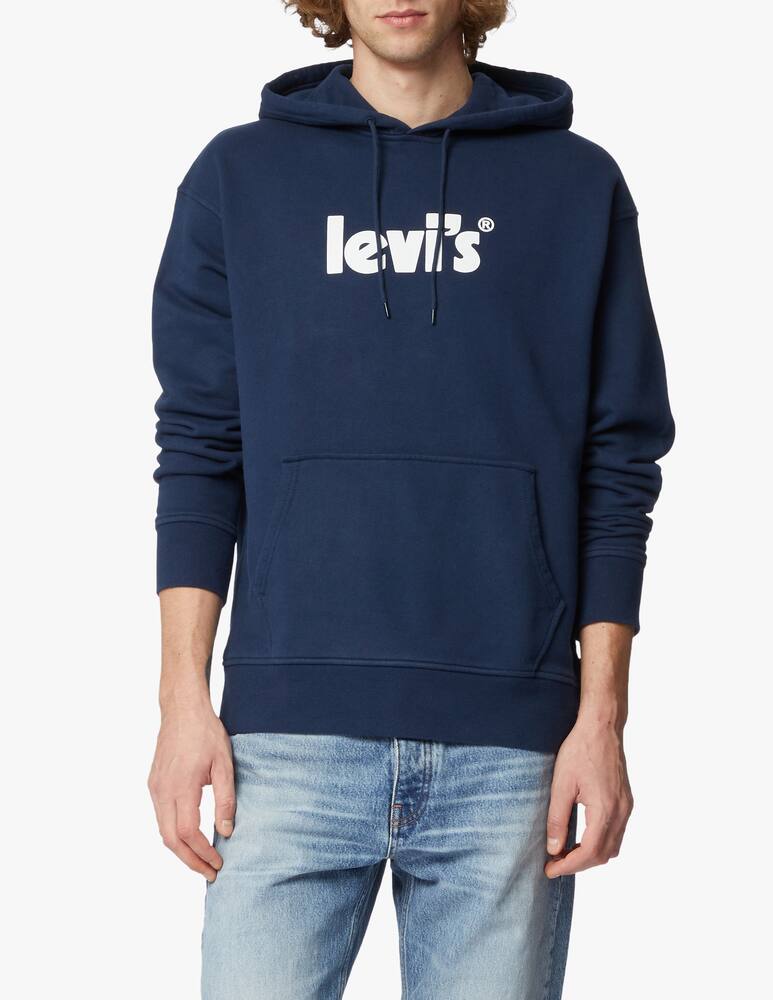 Levi's Poster logo hoodie - blue - picture 1 Levi's Poster logo hoodie - blue - picture 1