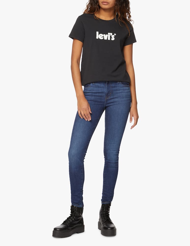 rinascente Levi's Short sleeved poster logo t-shirt - black