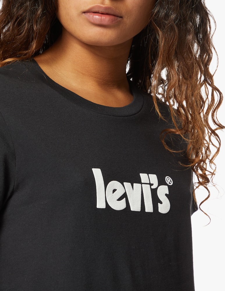 rinascente Levi's Short sleeved poster logo t-shirt - black