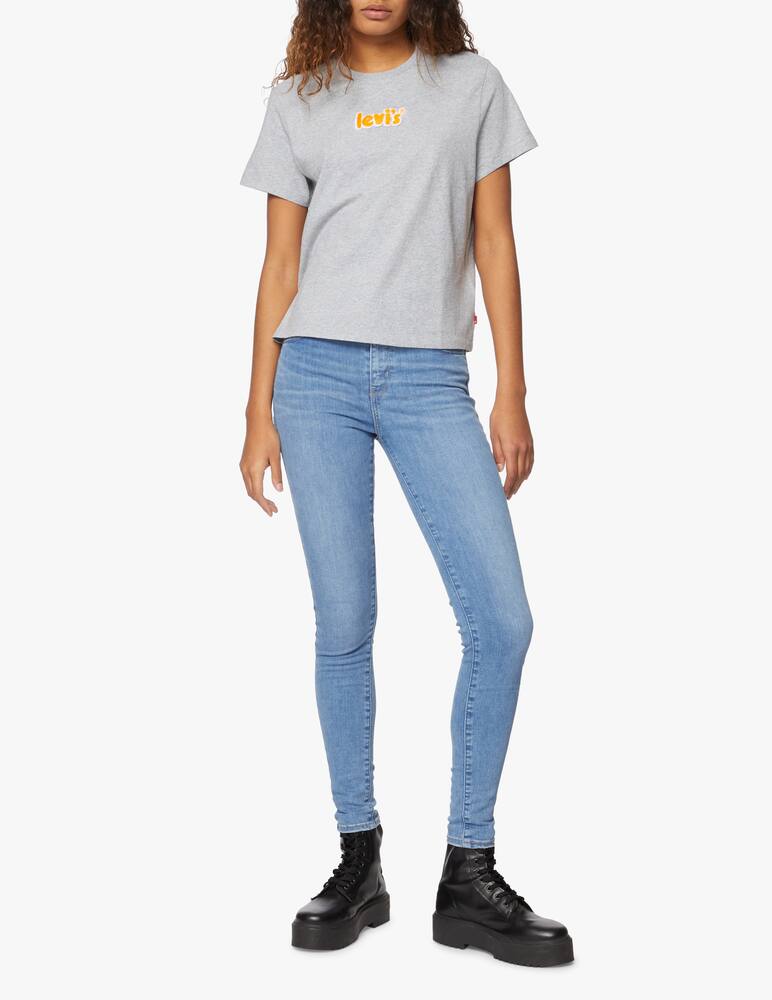 rinascente Levi's Short sleeved poster logo t-shirt - grey