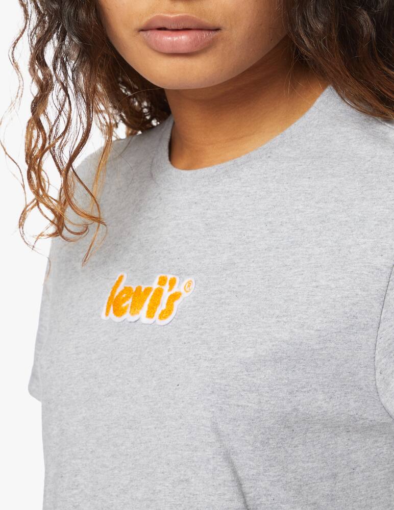 rinascente Levi's Short sleeved poster logo t-shirt - grey