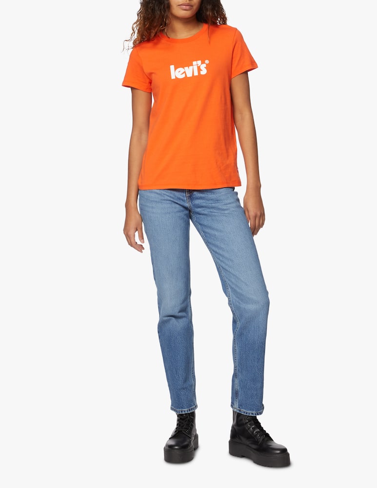rinascente Levi's Short sleeved poster logo t-shirt - orange