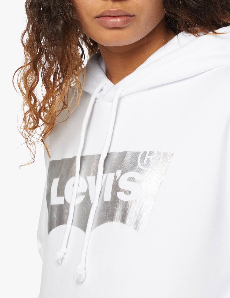 rinascente Levi's Hoodie batwing - white