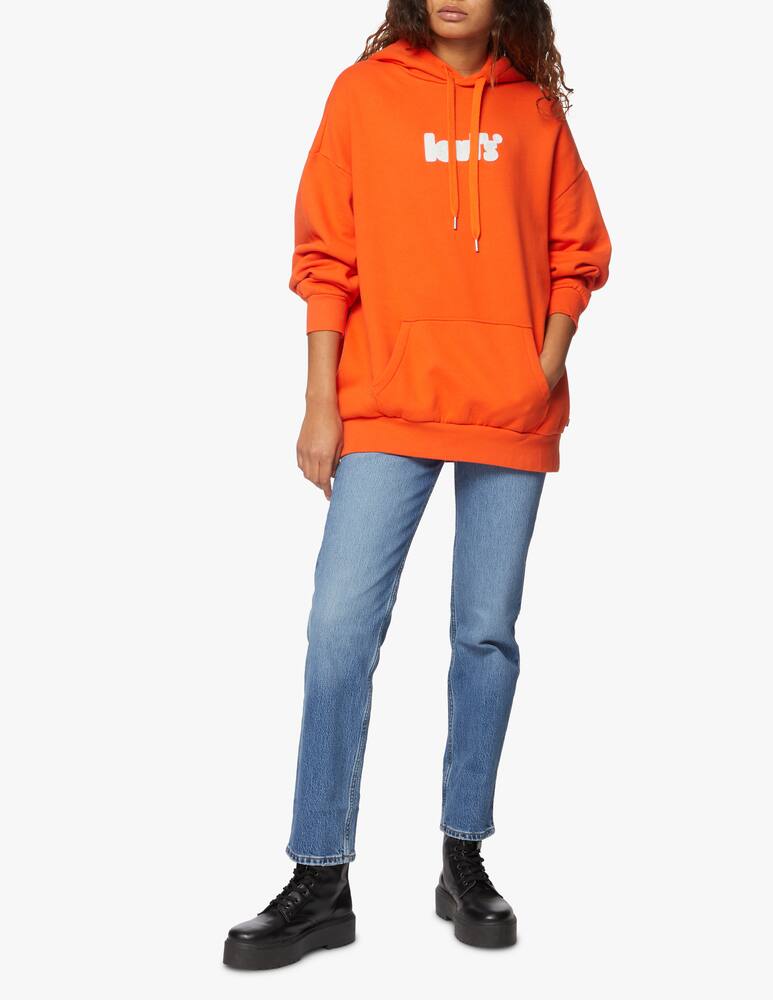 rinascente Levi's Hoodie over poster logo - orange