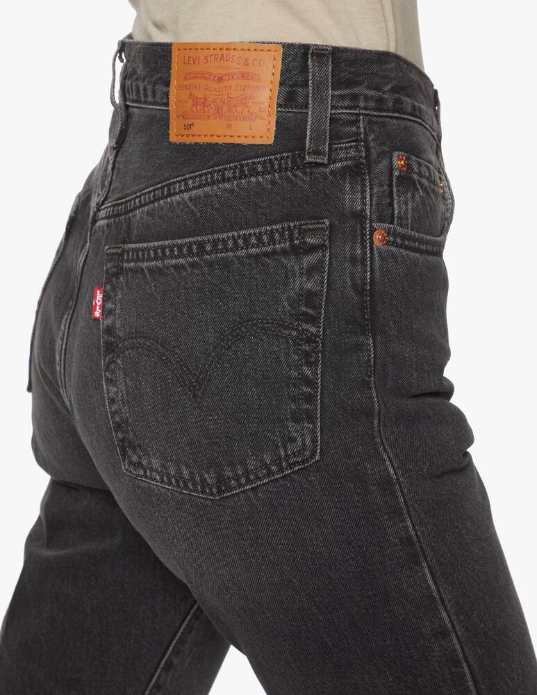 rinascente Levi's 501 High rise straight leg cropped jeans - black