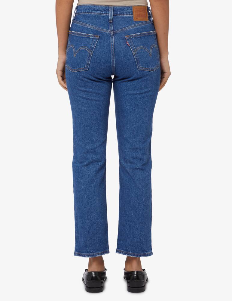 rinascente Levi's Jeans straight cropped a vita alta 501 - blu