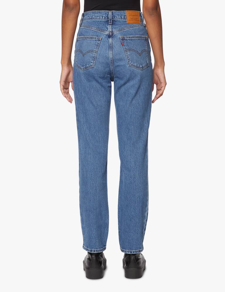 rinascente Levi's Jeans straight a vita alta 70's - blu