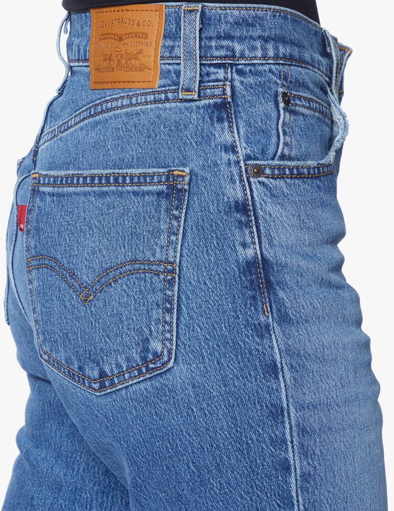 rinascente Levi's Jeans straight a vita alta 70's - blu