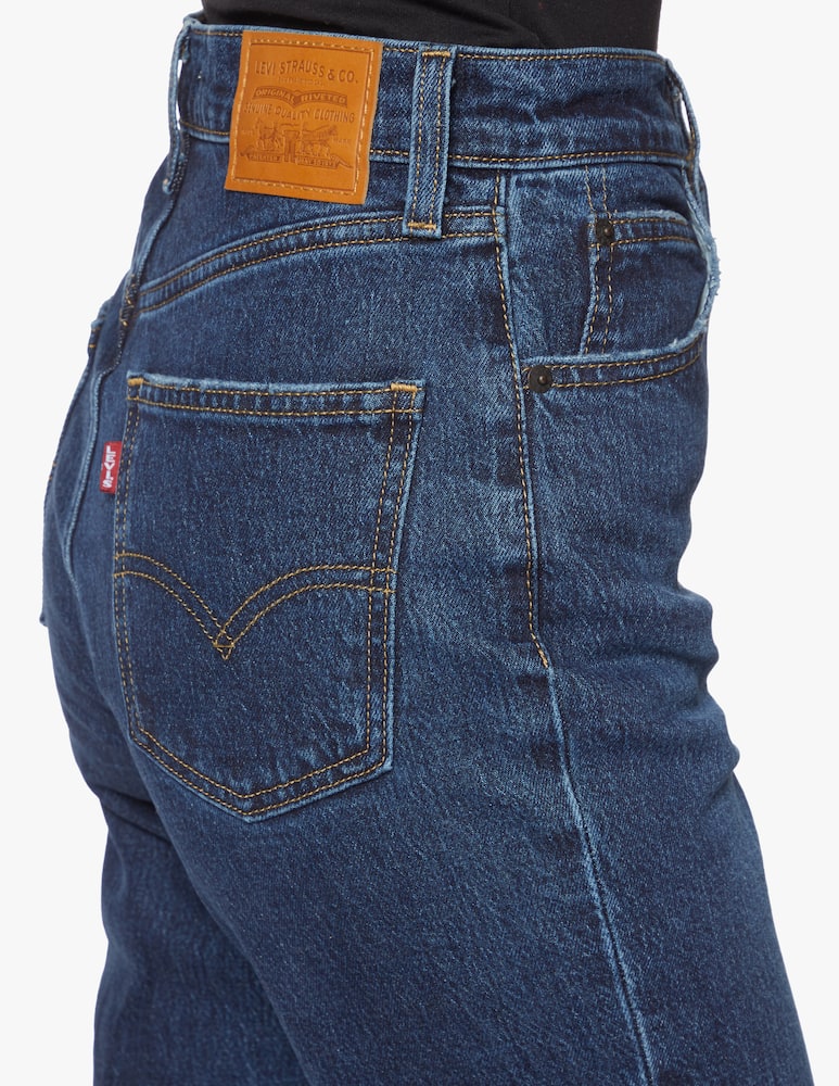 Levi's Jeans straight a vita alta 70's - blu - immagine 4 Levi's Jeans straight a vita alta 70's - blu - immagine 4