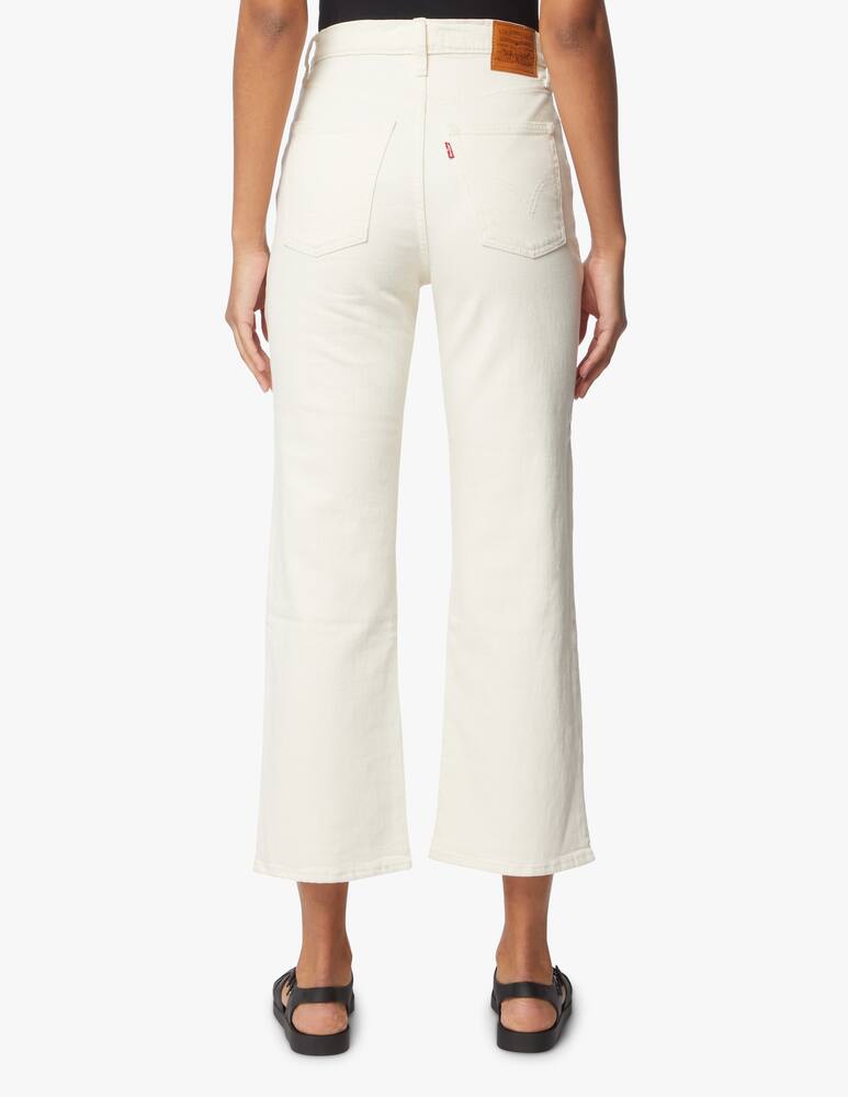 rinascente Levi's Ribcage high rise flare jeans - white