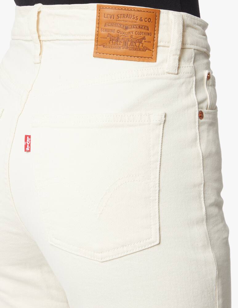 rinascente Levi's Ribcage high rise flare jeans - white