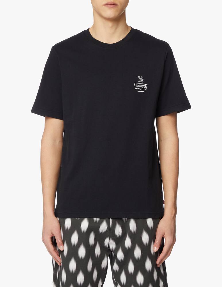 rinascente Levi's T-shirt palms back print - black