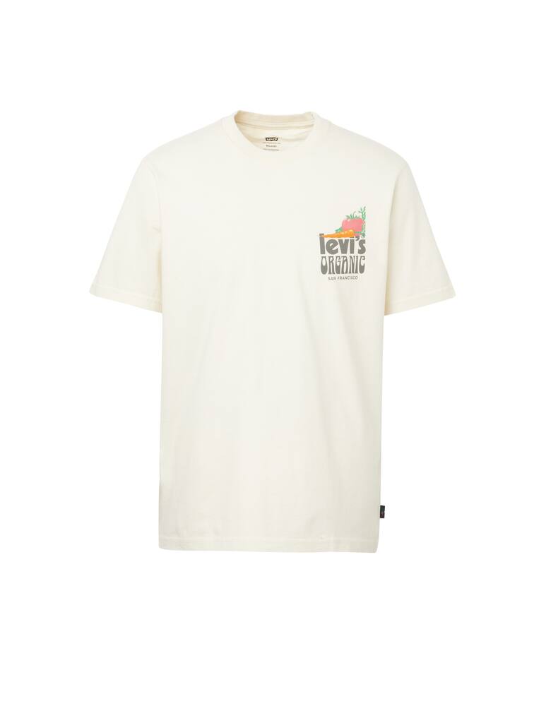 rinascente Levi's T-shirt beige market logo back fresh - beige