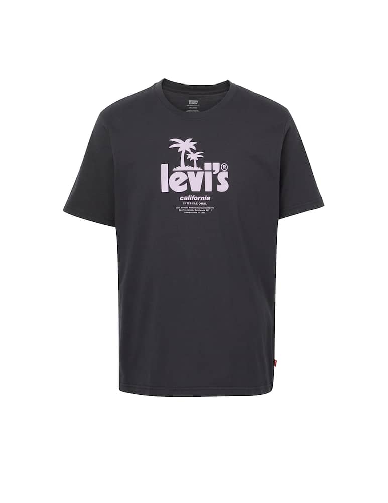 rinascente Levi's T-shirt palms logo - black