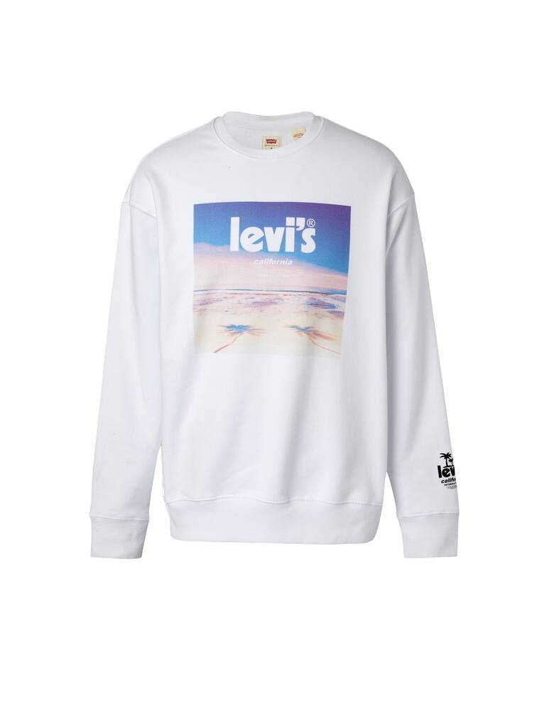 rinascente Levi's Sweatshirt beach print - white