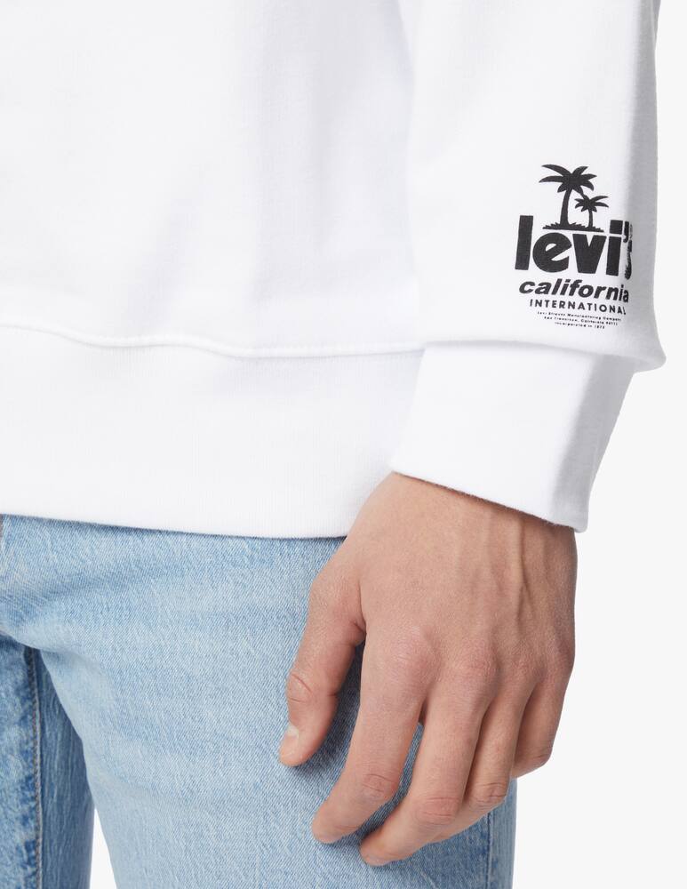 rinascente Levi's Sweatshirt beach print - white