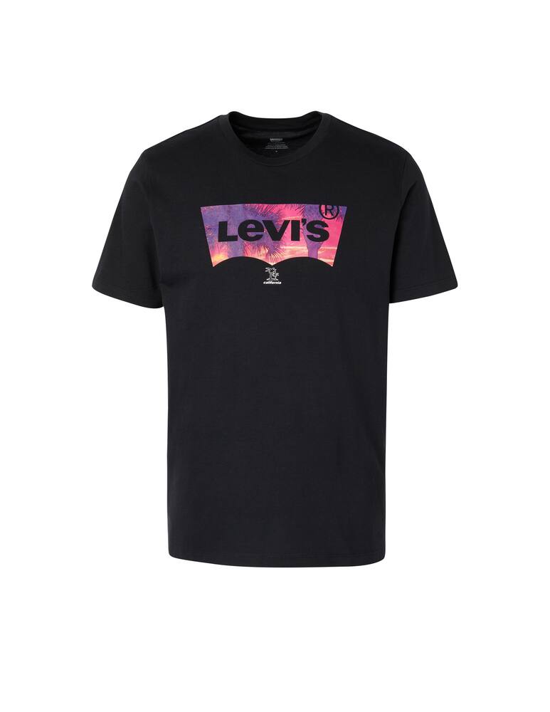 rinascente Levi's T-shirt batwing  multi print - black