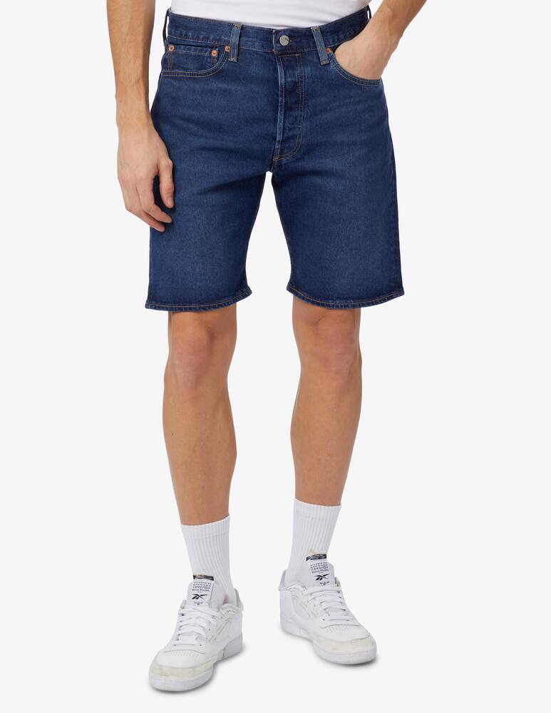rinascente Levi's 501 hemmed short dark indigo denim 