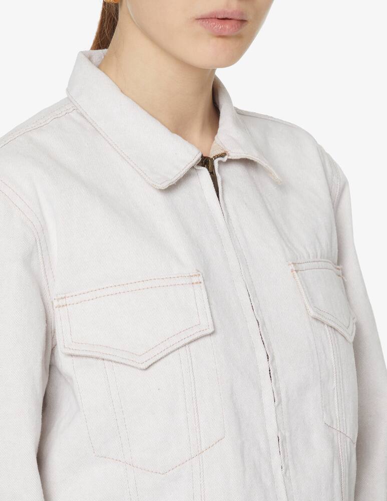 rinascente Levi's Made & Crafted Trucker Denim jacket with zip - white