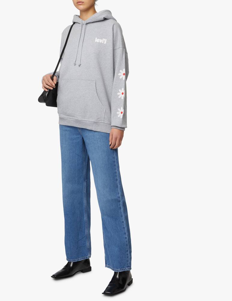 rinascente Levi's Felpa in cotone con margherite - grigio