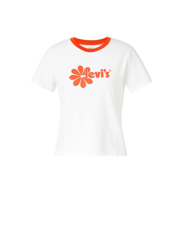 rinascente Levi's T-shirt in cotone cropped Jordie plus - bianco