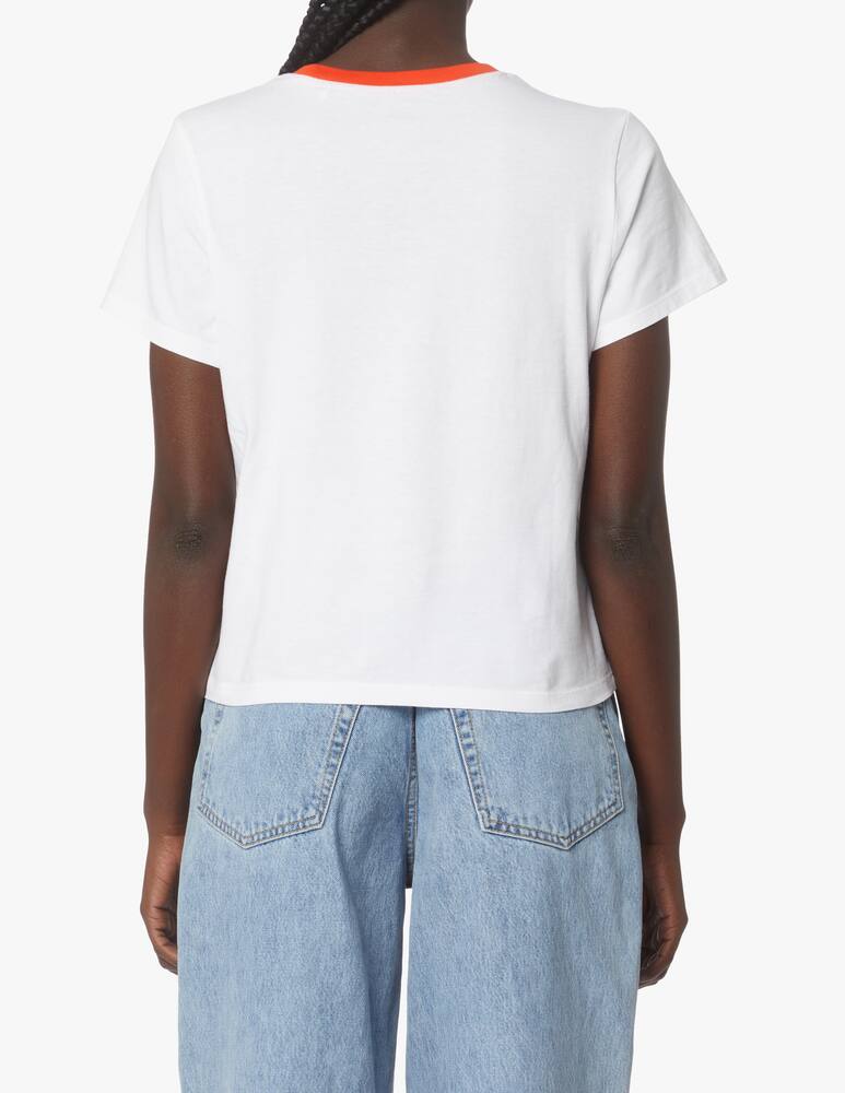 rinascente Levi's T-shirt in cotone cropped Jordie plus - bianco
