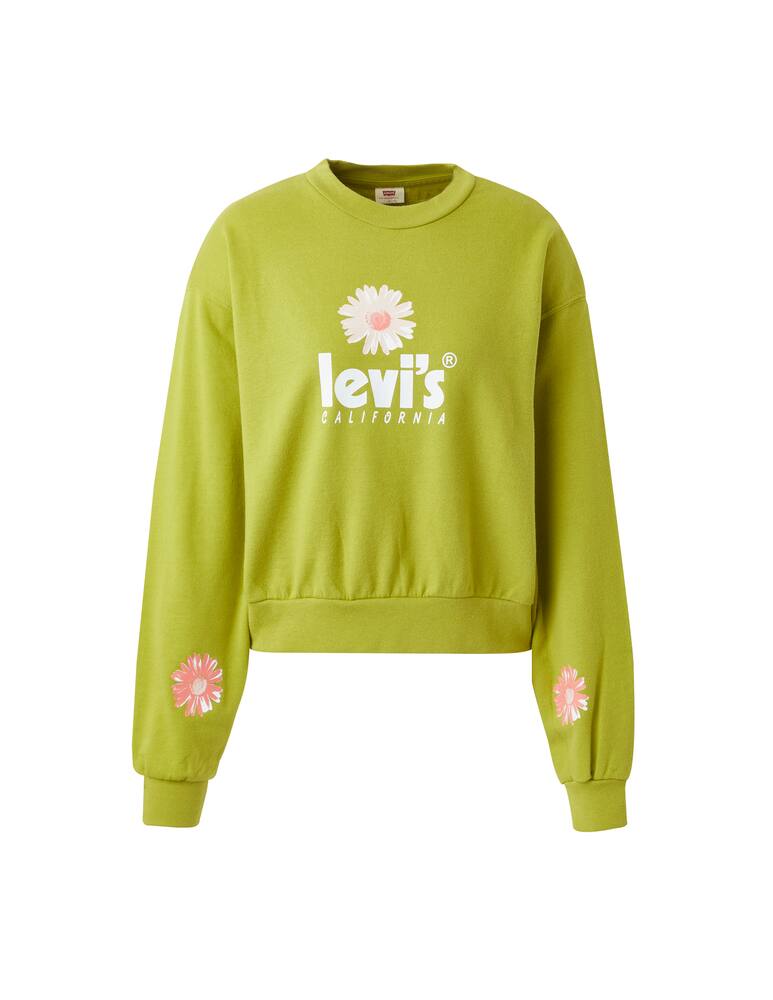 Levi's Felpa girocollo logo fiore - verde - immagine 5 Levi's Felpa girocollo logo fiore - verde - immagine 5