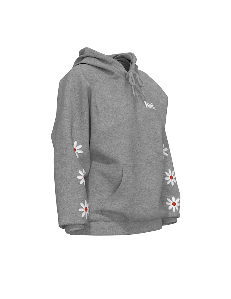 rinascente Levi's Plus margherite cotton hoodie - grey