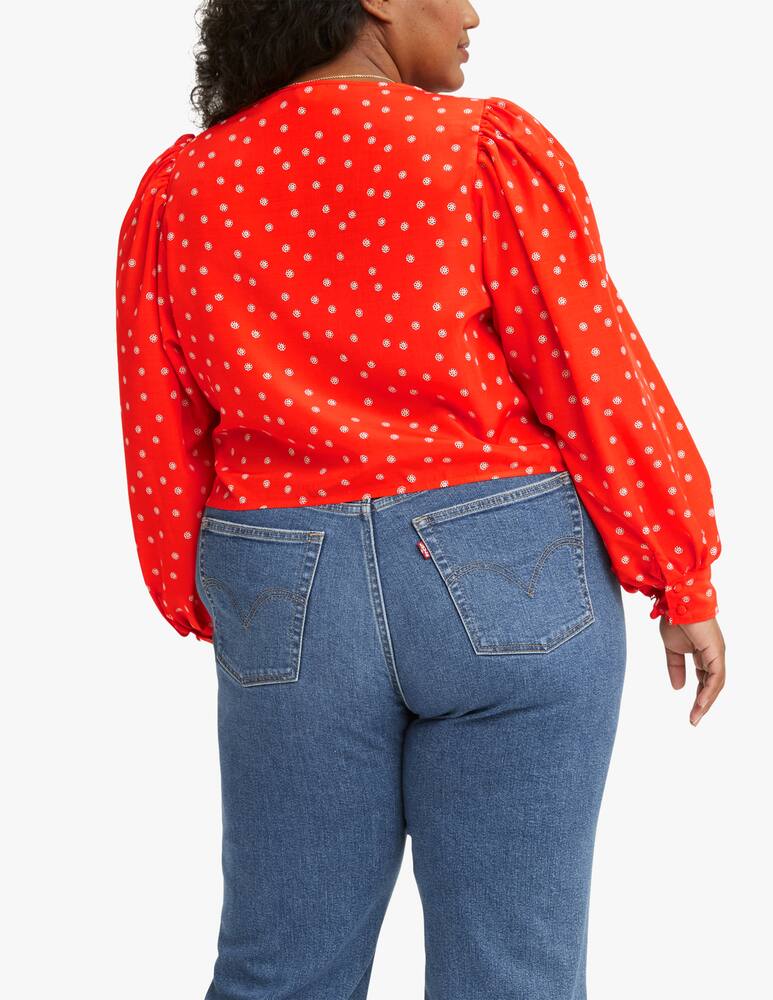 rinascente Levi's Plus flawn tie bluse - red