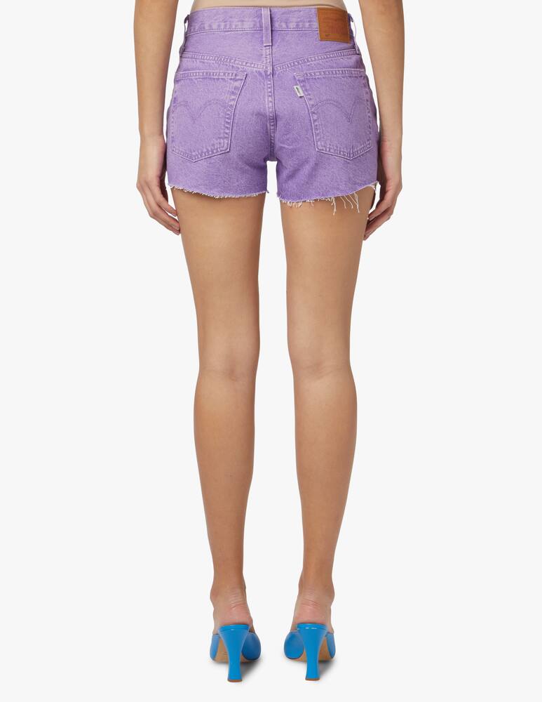 rinascente Levi's Pantaloni corti di jeans bordo grezzo - lilla