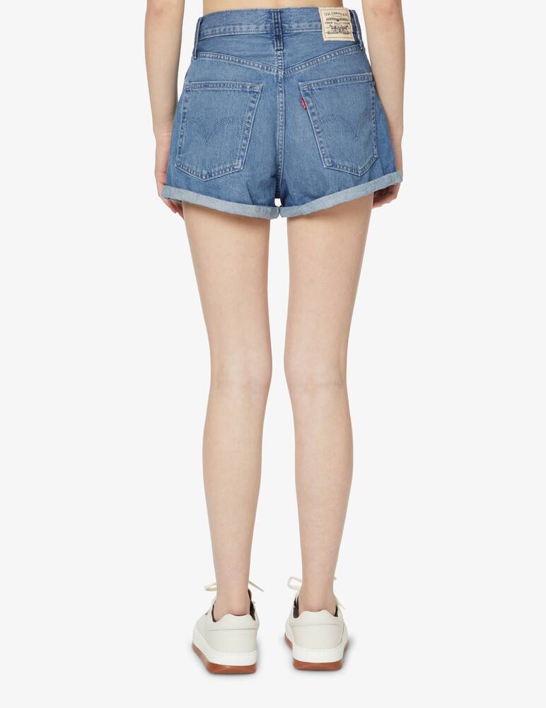 rinascente Levi's Pantaloni corti di jeans a vita alta - blu