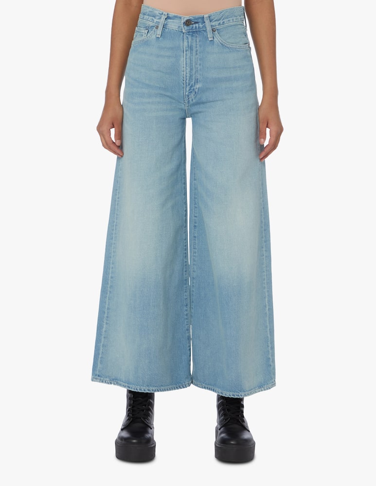 rinascente Levi's Made & Crafted Jeans a zampa e vita alta - azzurro